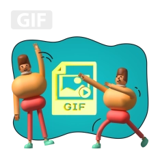 Gif-анимация - КИБЕРшкола программирования для детей, компьютерные курсы для школьников, начинающих и подростков - KIBERone г. Прохладный