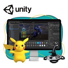 Мир игр на Unity 2D на популярном движке + AI-помощники - КИБЕРшкола программирования для детей, компьютерные курсы для школьников, начинающих и подростков - KIBERone г. Прохладный